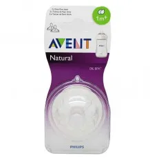 Avent Natural Tetina Flujo Lento 2 unidades