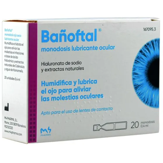 Bañoftal Baño Ocular Lubricante Monodosis
