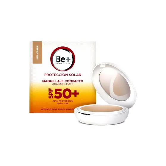 Be+ Maquillaje Compacto SPF50+ Piel Clara