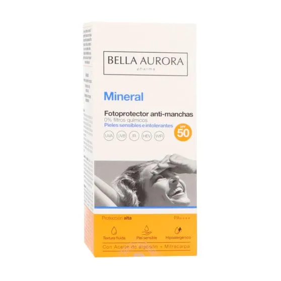Bella Aurora Mineral Protector Solar Antimanchas SPF50+ 50 ml