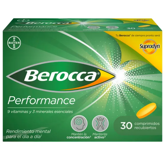Berocca Performance sabor Naranja 30 comp.