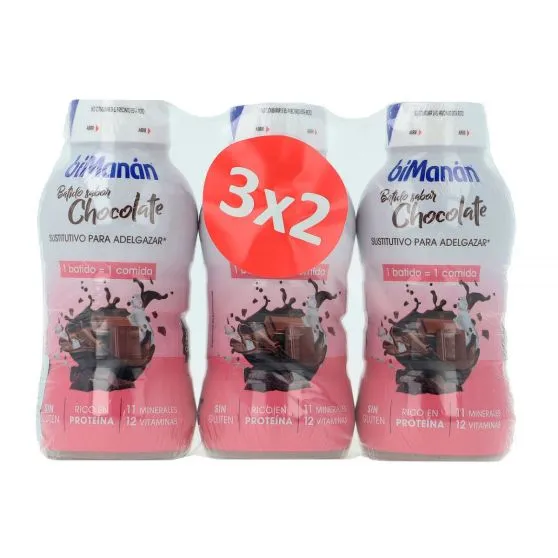 Bimanán BeSlim Pack 3x2 Batido Chocolate Cremoso 320 ml