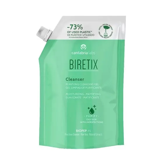 Biretix Gel Limpiador Purificante Recarga 400 ml