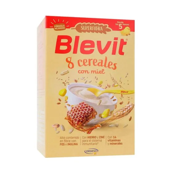 Blevit 8 Cereales con Miel Superfibra 500 gr