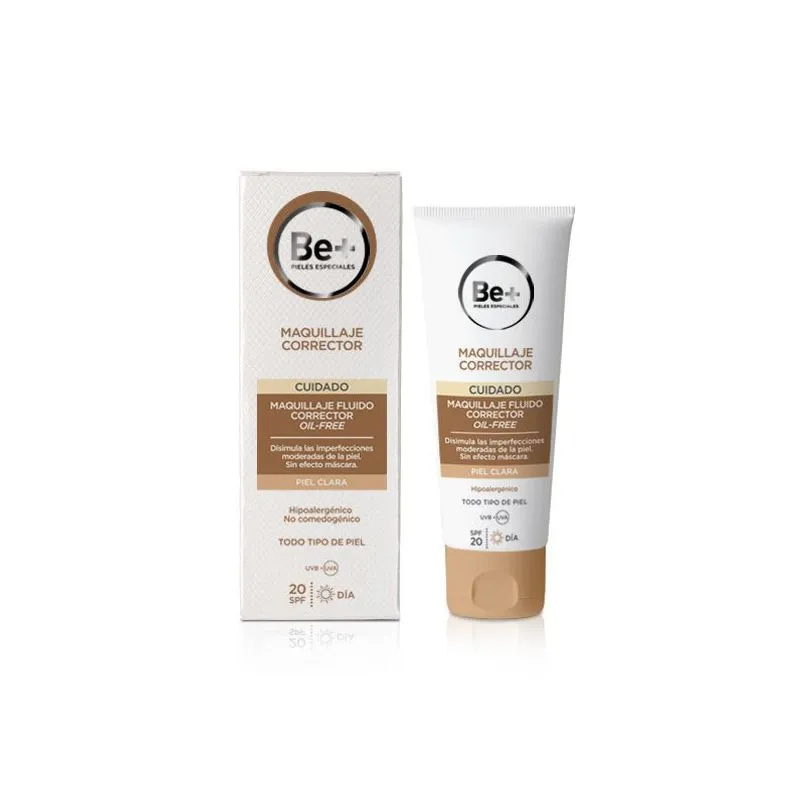 Be+ Maquillaje Fluido Corrector Oil-Free SPF-20 Piel Clara 40 ml