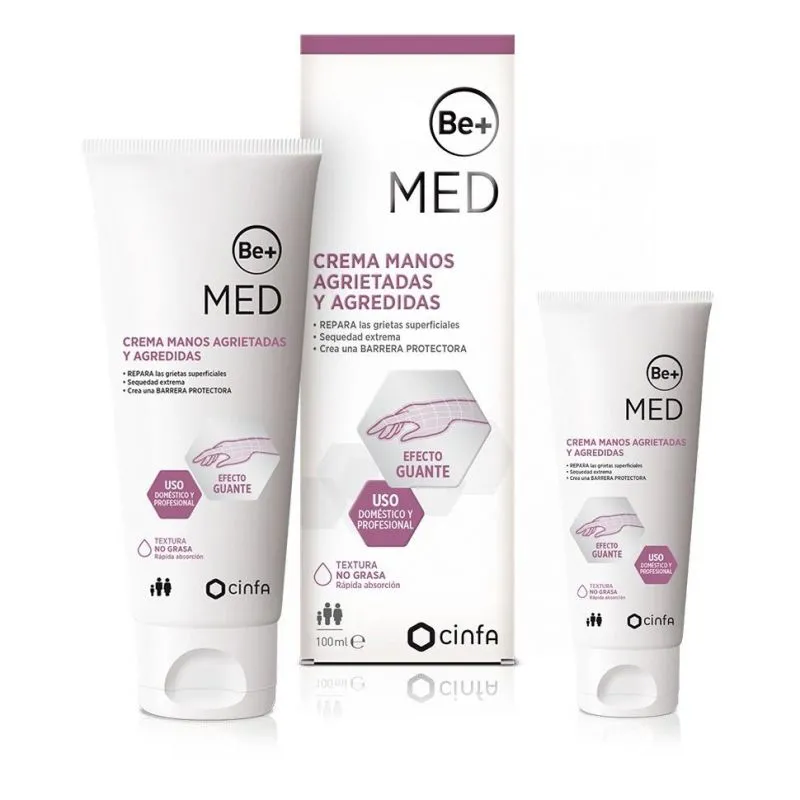 Be+ Med Crema De Manos Agrietadas Y Agredidas 1 Tubo 50 Ml