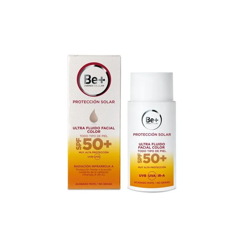 Be+ Protección Solar Ultrafluido Facial con Color Spf50+ 50ml