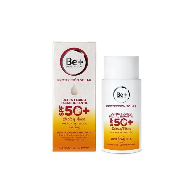 Be+ Proteccion Solar Ultrafluido Facial Infantil Spf 50 50ml