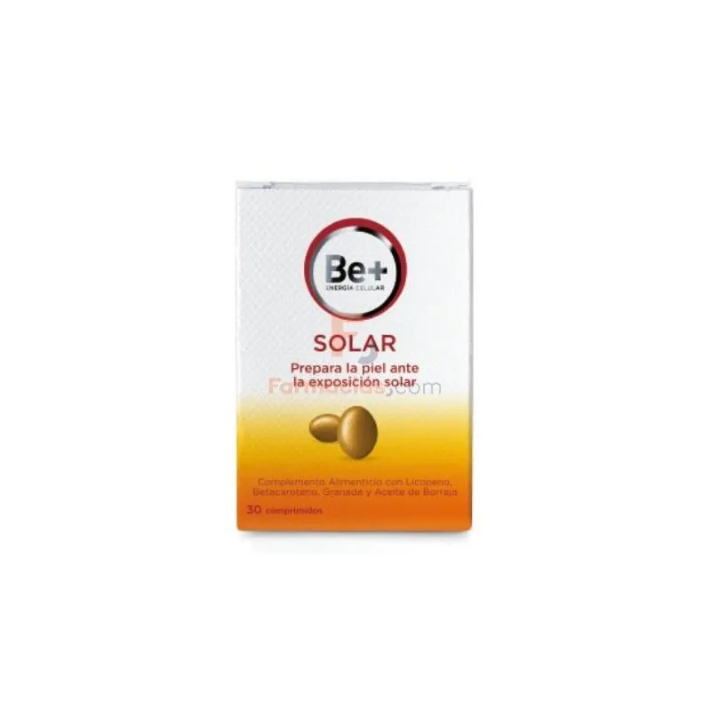 Be+ Solar Complemento Alimenticio Triplo 3 x 30 Comprimidos