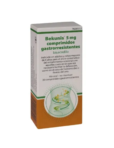 BEKUNIS 5 MG 30 COMPRIMIDOS GASTRORESISTENTES