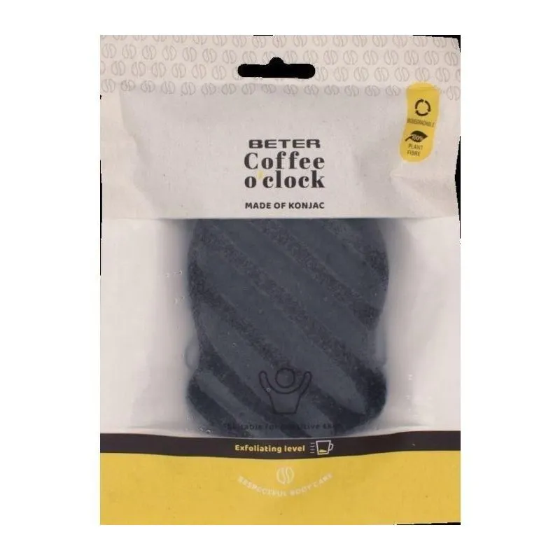 Beter Coffee O'Clock Esponja Corporal de Konjac