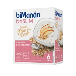 Bimanán beslim Crema De Yogur Con Cererales 6 Unidades