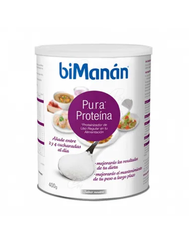 BIMANÁN P.U.R.A. PROTEÍNA SABOR NEUTRO 400 G