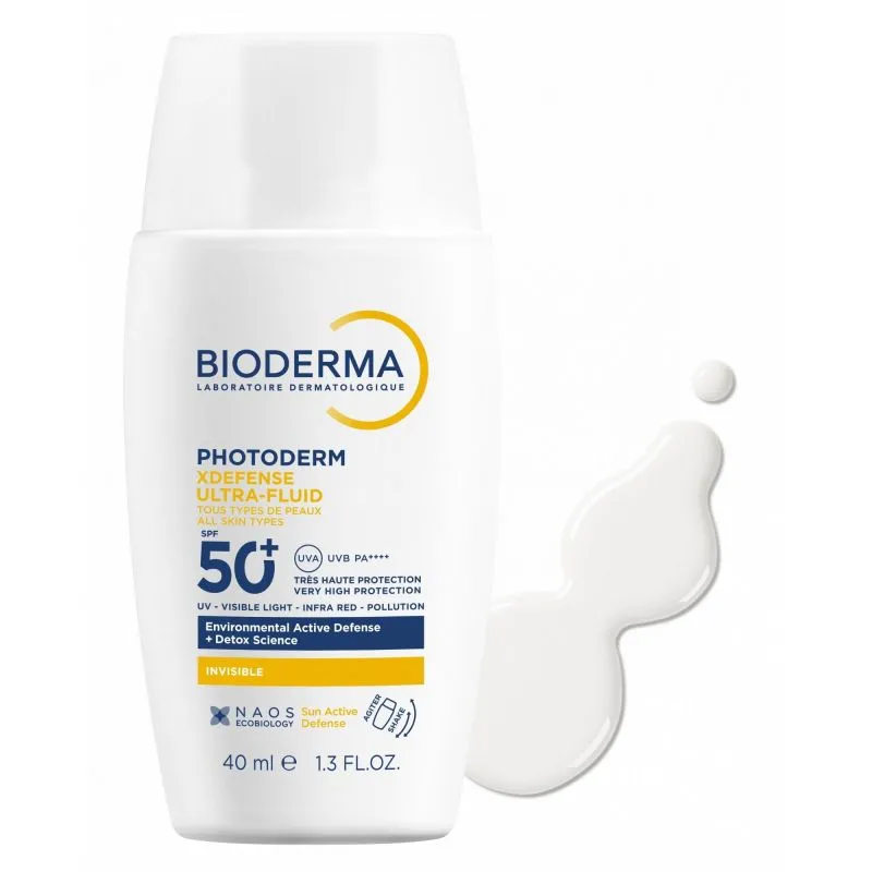 Bioderma Photoderm Xdefense Ultra-fluid Spf 50+ Incoloro