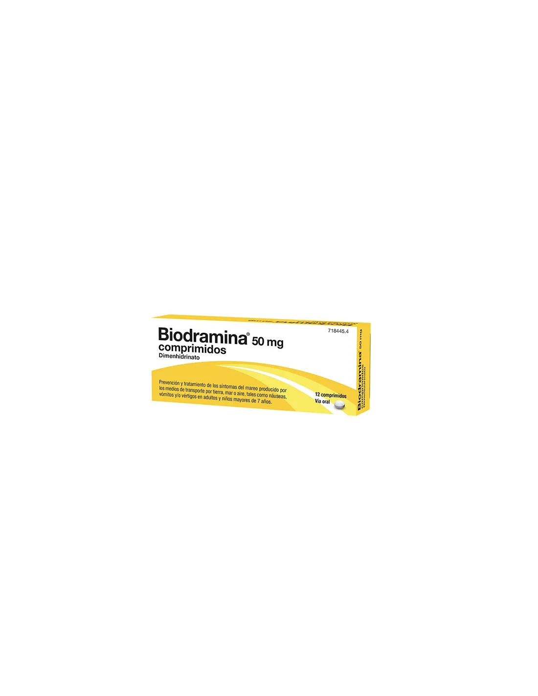 Uriach Biodramina 50mg 12 Comprimidos