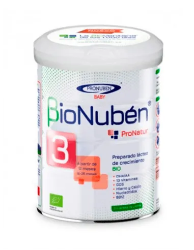BIONUBÉN PRONATUR BIO 3 LECHE DE CRECIMIENTO 800 G