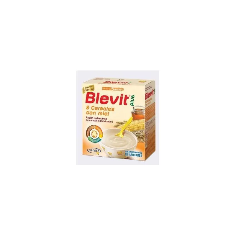Blevit Plus 8 Cereales Miel 600 Gr.