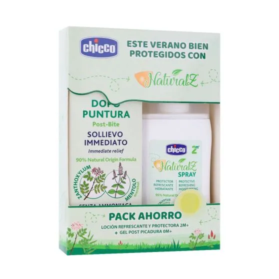 Chicco NaturalZ Spray Protector Antimosquitos + Roll On Post Picadura