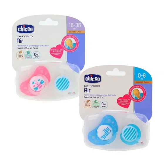 Chicco Physio Air Chupetes Látex