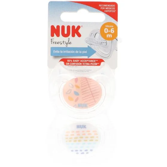 Nuk Chupetes Freestyle 0-6 meses Silicona