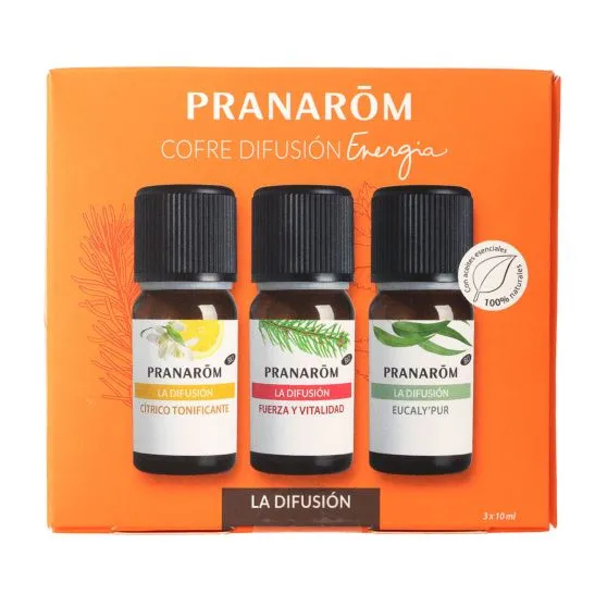 Pranaróm Cofre de aceites escenciales La Difusión Energía