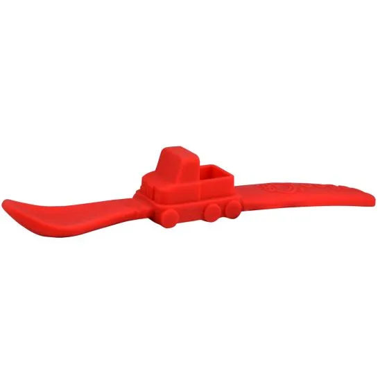 Oogaa Cuchara Roja en forma de Tren