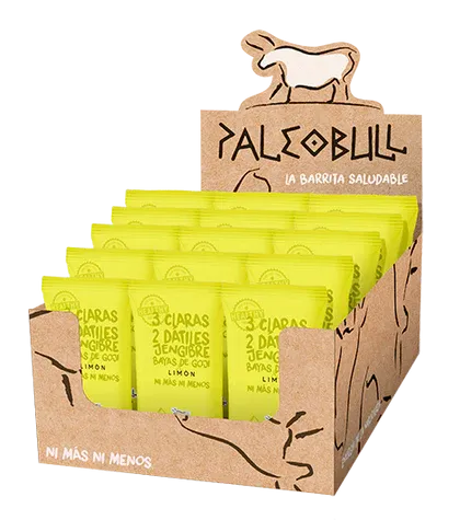 PALEOBULL barritas limon-goji-jengibre caja 15ud.