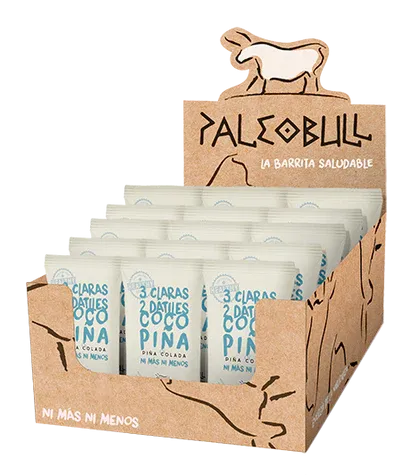 PALEOBULL barritas piña colada caja 15ud.