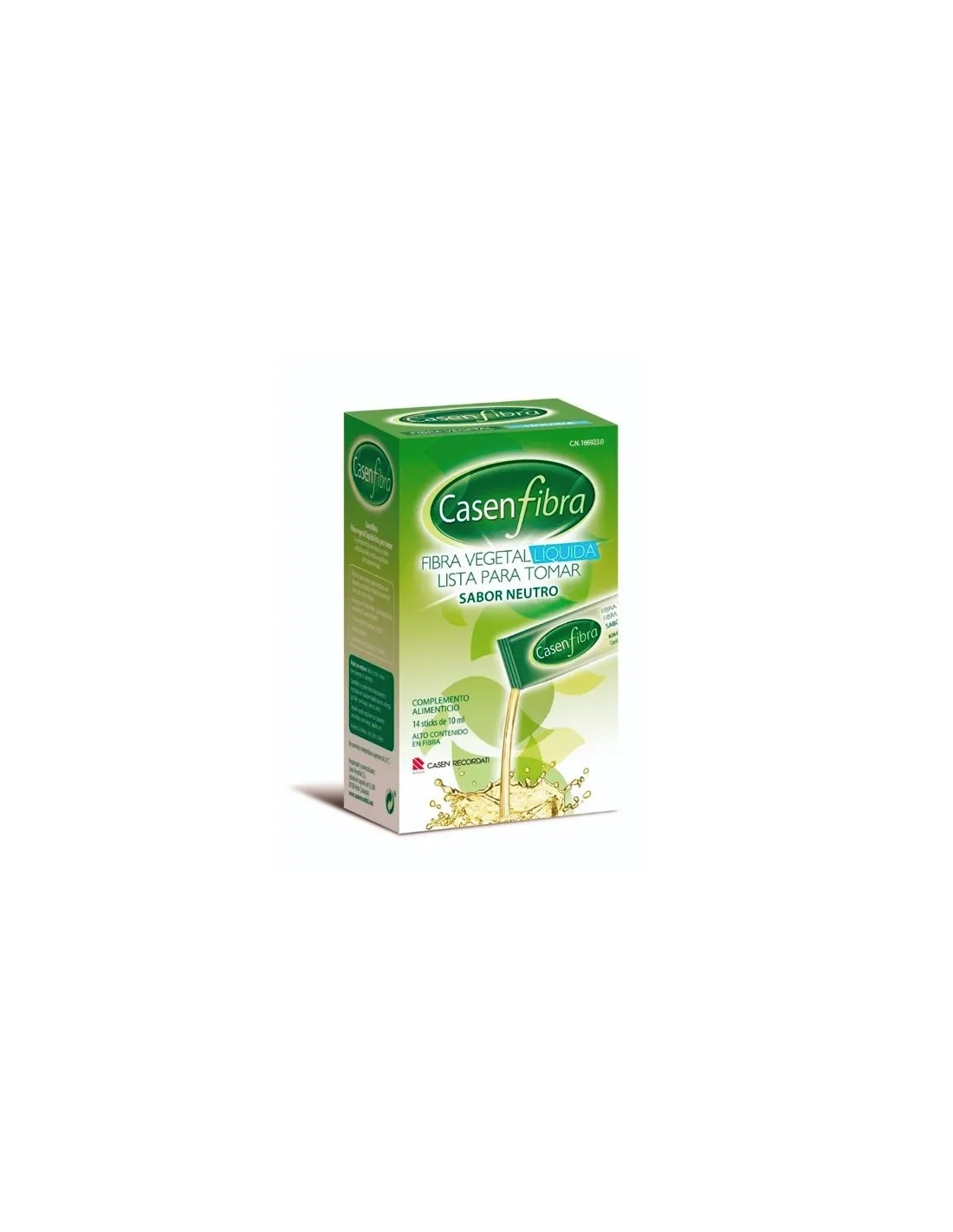 Casenfibra Líquida Sabor Neutro 14 Sticks de 10 ml