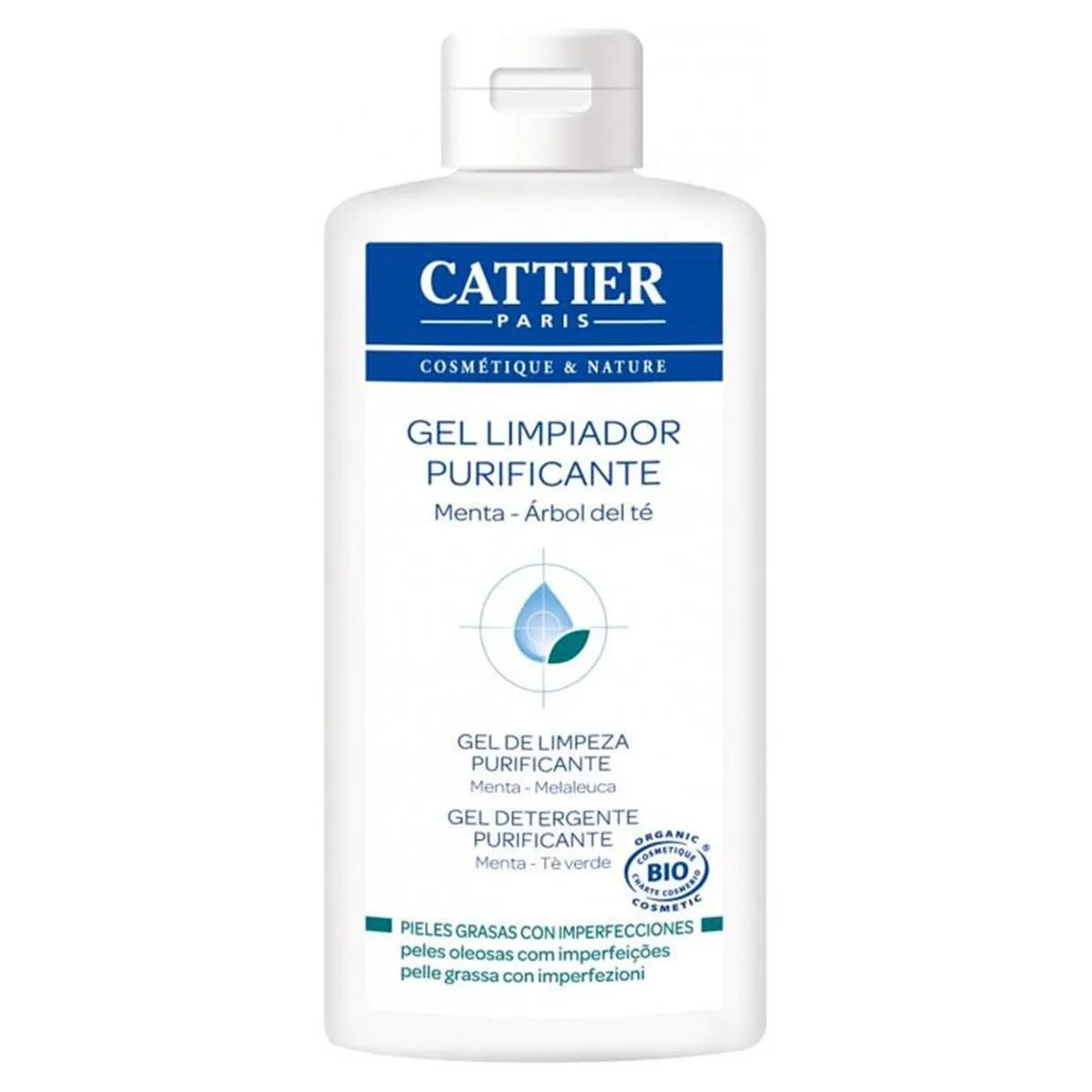 Cattier Gel Limpiador Purificante con Tea Tree 200ml
