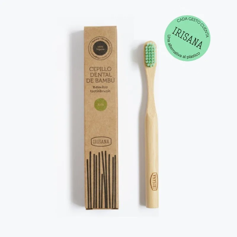 CEPILLO DENTAL BAMBU KIDS verde. IR01.BKIDS.VE