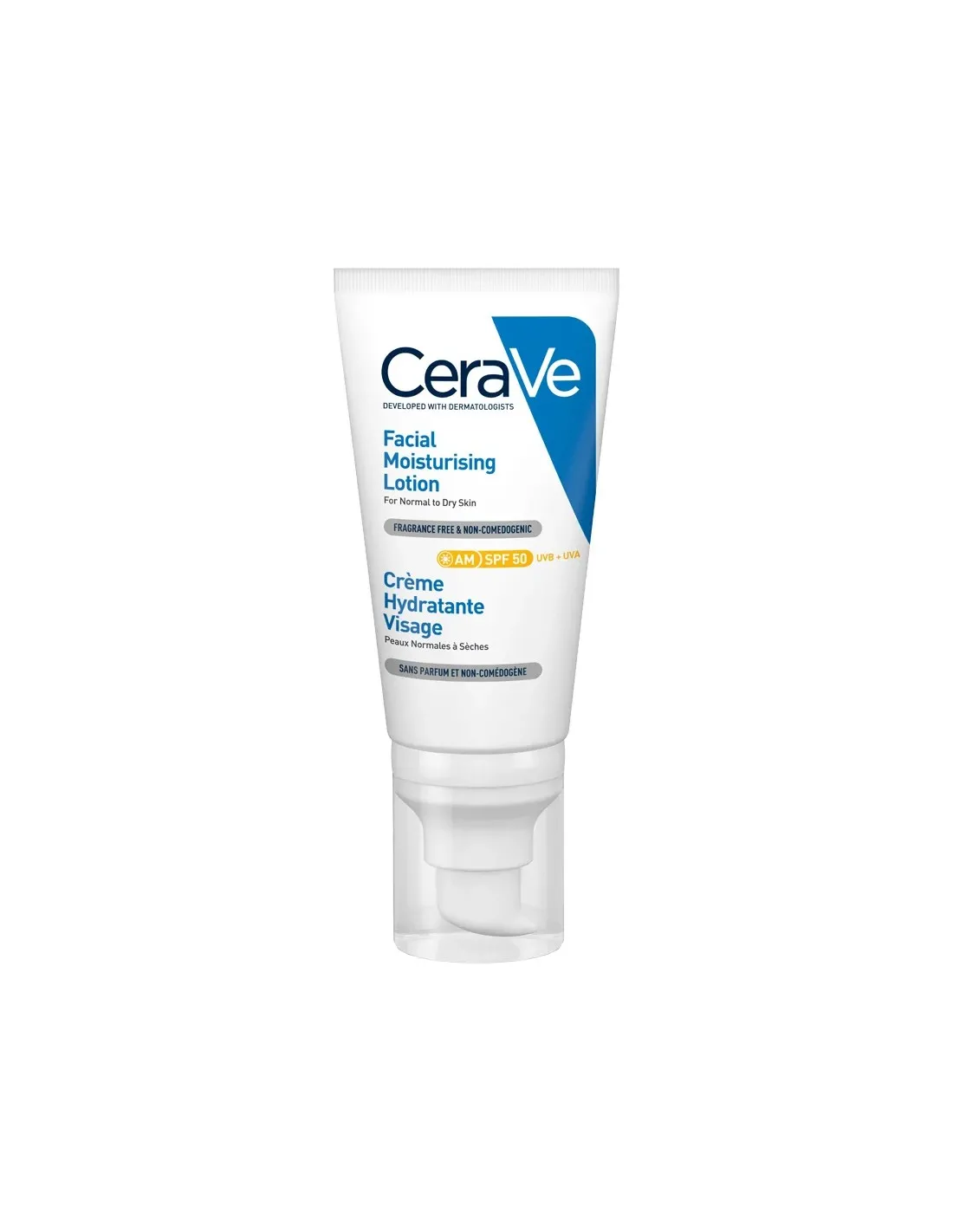 CeraVe Loción Hidratante de Rostro SPF 50 52 ml