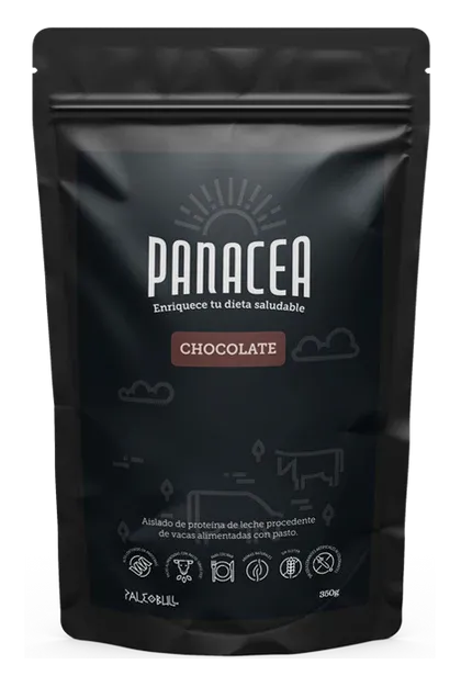 PANACEA aislado de proteina chocolate 350gr. VEGAN