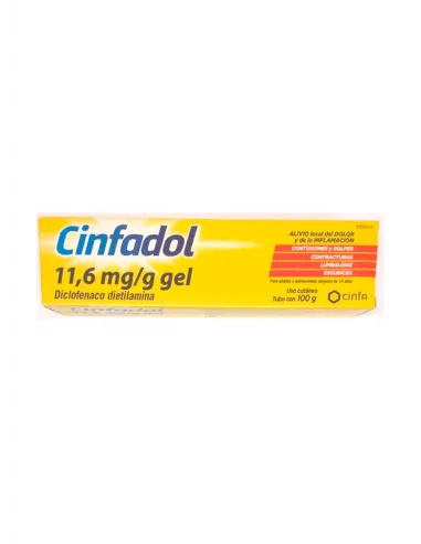 CINFADOL 11.6 MG/G GEL TÓPICO 100 G