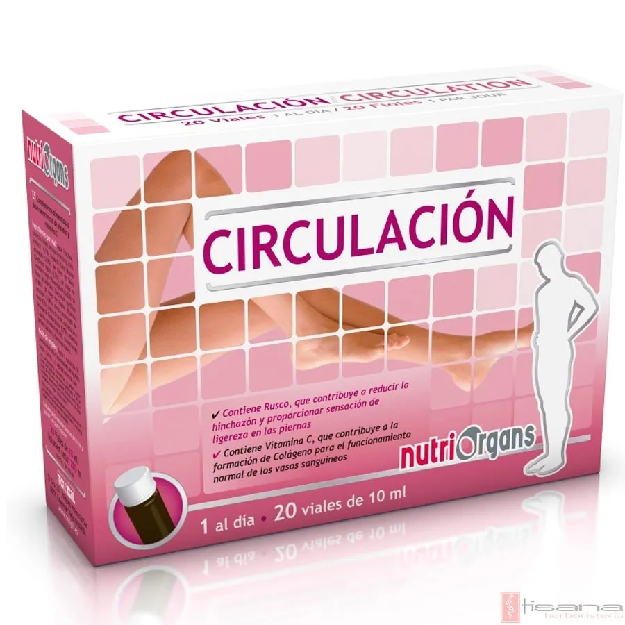 Nutriorgans Circulacion 20 Viales Tongil