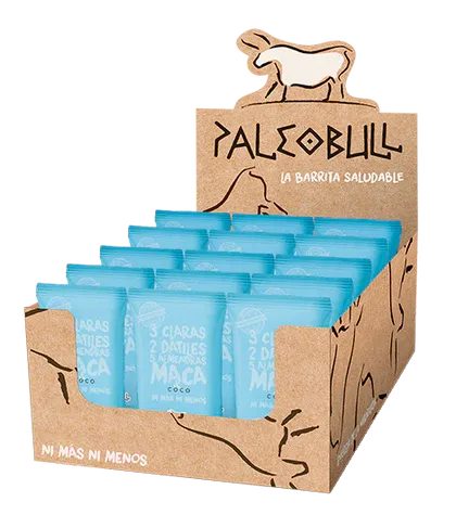 PALEOBULL barritas coco caja 15ud.