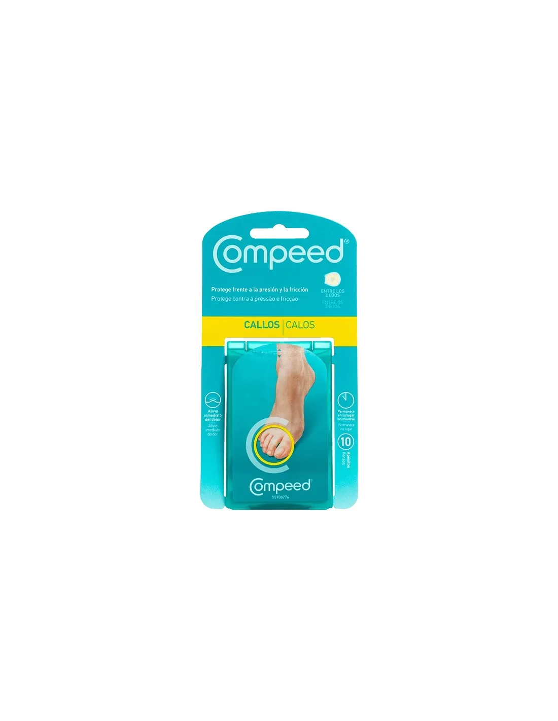 Compeed Callos Entre los Dedos del Pie 10 Apósitos