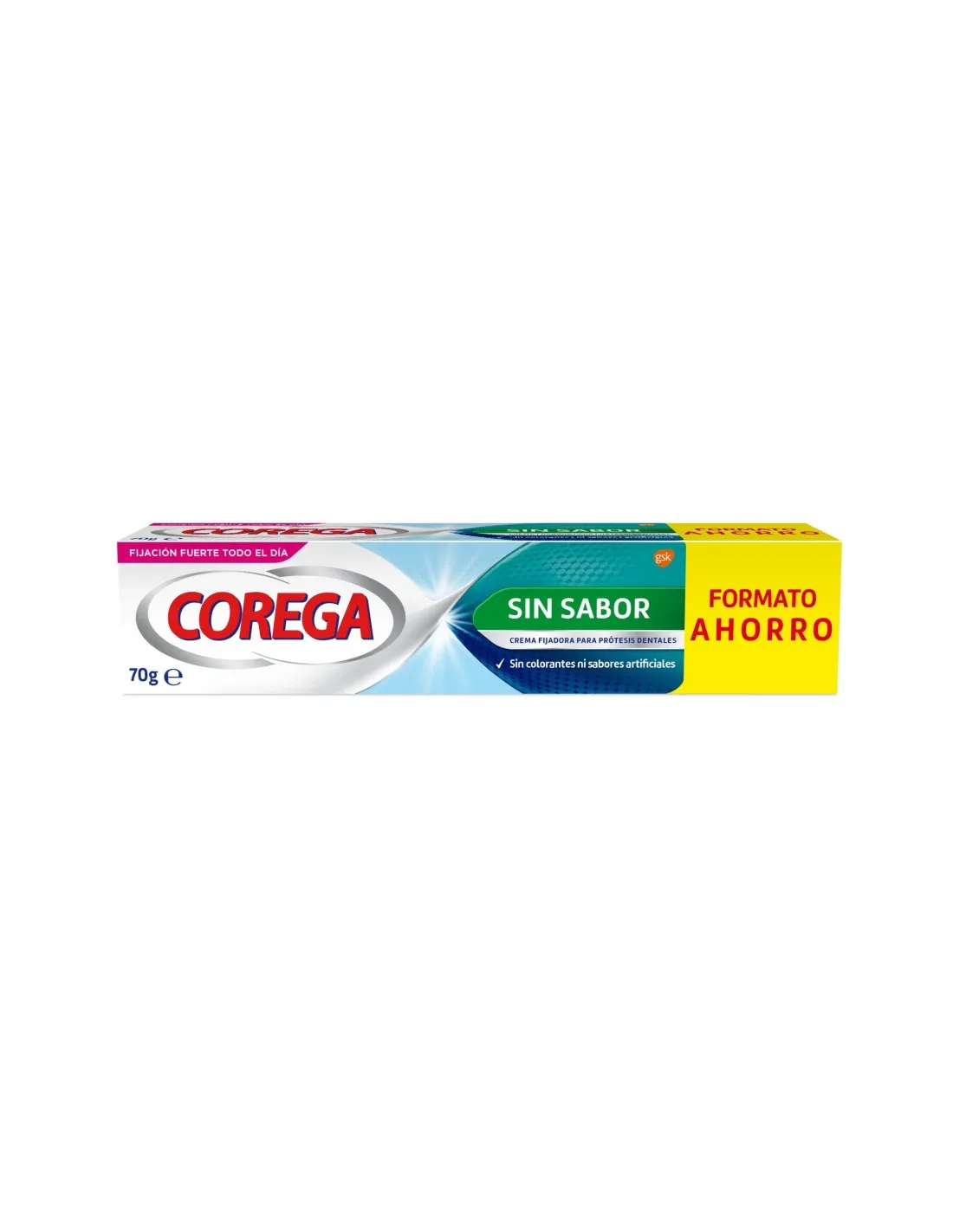 COREGA Sin Sabor Crema Fijadora para Prótesis Dentales 70g