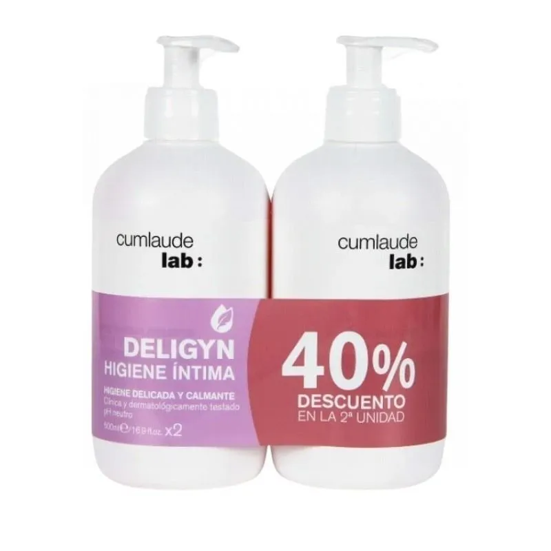 Cumlaude Lab Deligyn Higiene Íntima 2 x 500ml