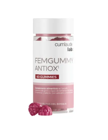 CUMLAUDE LAB: FEMGUMMY ANTIOX FRUTAS DEL BOSQUE 60 GUMMIES