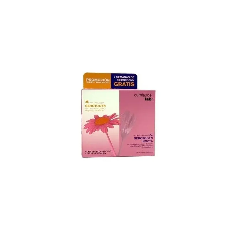 Cumlaude Serotogyn Dia 60 Capsulas + Serotogyn Nocta 30 Capsulas