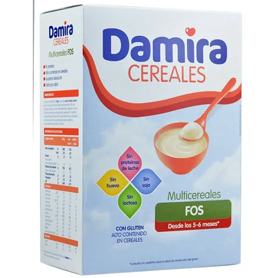 Damira Papilla Multicereales FOS