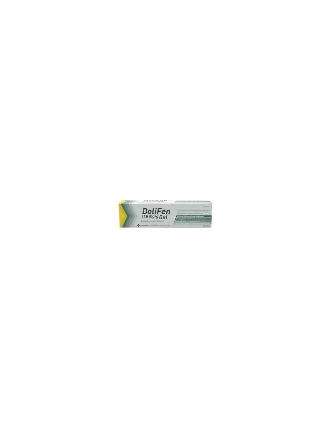DOLIFEN 11,6 MG/G GEL CUTANEO 60 G, 1 TUBO