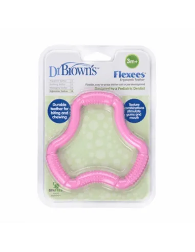 DR. BROWN'S MORDEDOR FLEXEES ROSA 1 UNIDAD