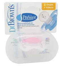 Dr Browns Chupete Ortodontico Prevent Rosa talla 6-18 meses