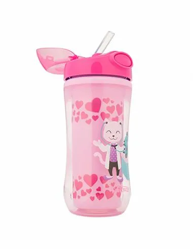 DR BROWN´S VASO CON PAJITA ROSA