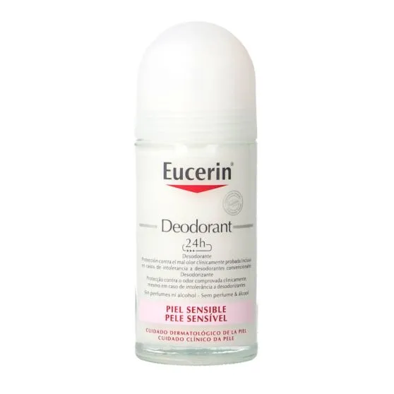 Eucerin Desodorante Roll-On Pieles Sensibles 24h.