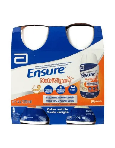 ENSURE NUTRIVIGOR 4 BOTELLAS 220 ML VAINILLA