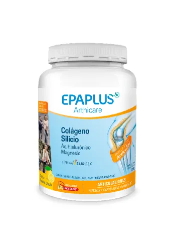 EPAPLUS ARTHICARE COLÁGENO + ÁCIDO HIALURÓNICO + MAGNESIO POLVO SABOR LIMÓN 420 G