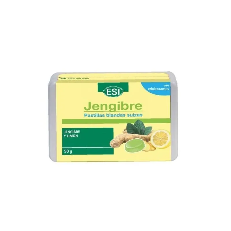 ESI Pastillas blandas suizas de jengibre y limón Esi